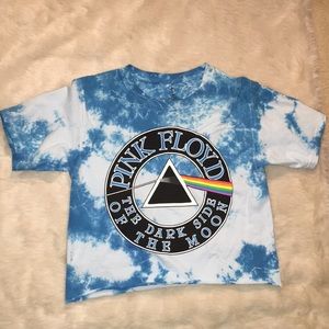 Pink Floyd crop tee